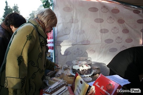 У центрі Луцька – ярмарок. ФОТО