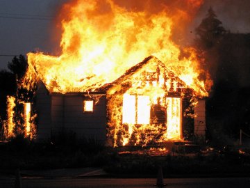 У двох селах на  Волині горіли дерев’яні будинки