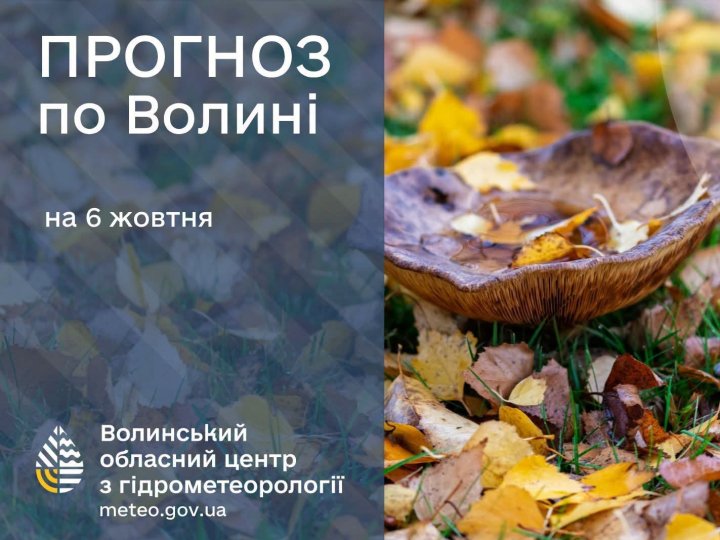 Погода у Луцьку та на Волині: які прогнози синоптиків на вівторок, 6 жовтня