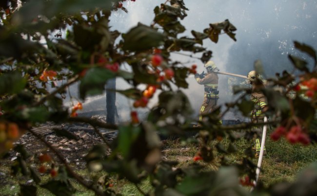 У Луцькому районі горіла літня кухня. ФОТО