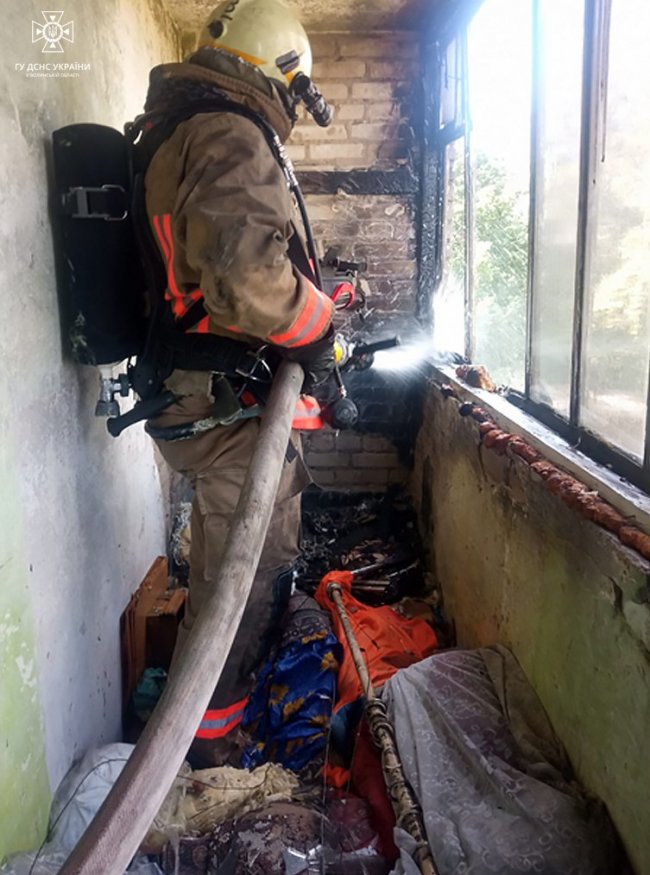 На Волині  евакуювали 16 людей під час пожежі в 5-поверхівці