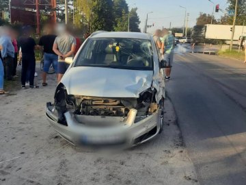 На Волині водійка Opel  зіткнулась з мотоциклістом: травмувались двоє людей