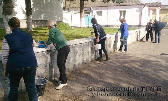 На Волині правоохоронці вийшли на толоку. ФОТО