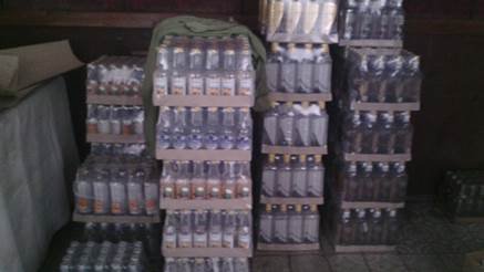 СБУ заблокувала на Волині масштабне виготовлення фальсифікованої горілки. ФОТО