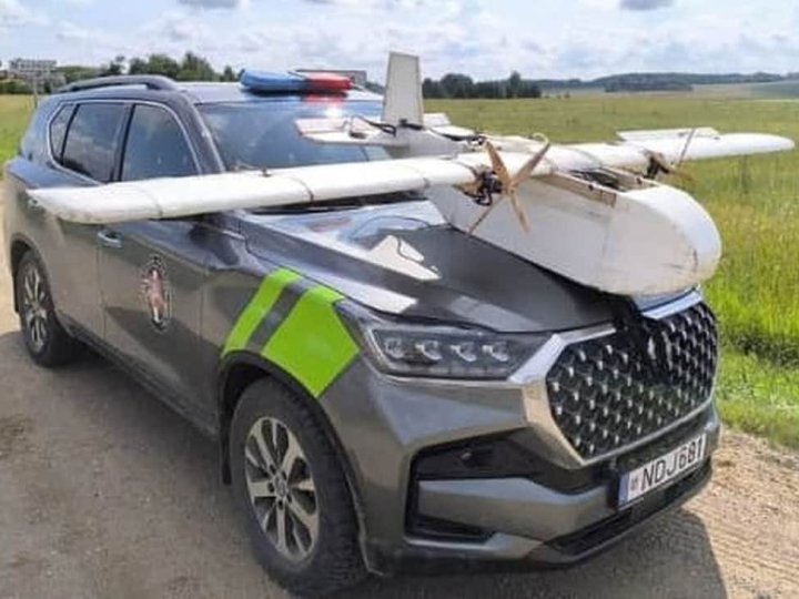 Литовські прикордонники збили БПЛА, який залетів з Білорусі