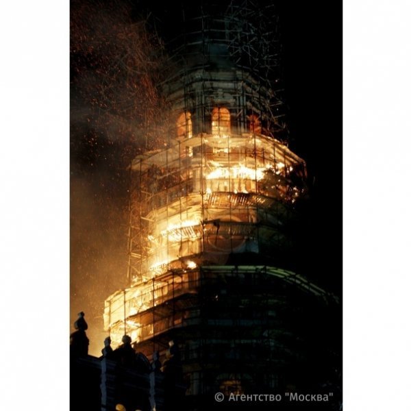 В центрі Москви горів монастир. ФОТО. ВІДЕО