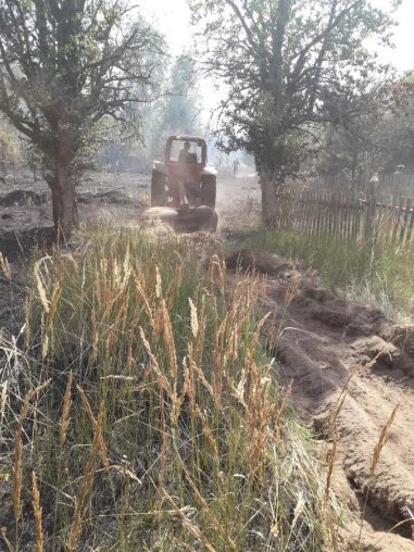 На Волині через підпал трави згоріло два будинки. ФОТО