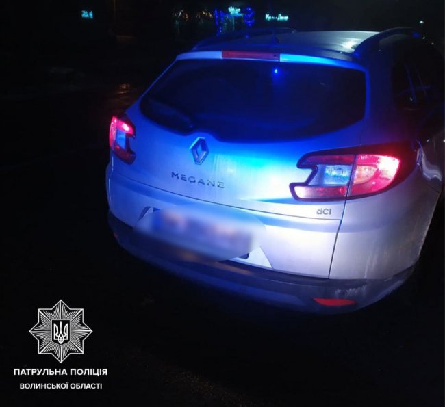 На Волині за вихідні поліцейські виявили 6 п’яних водіїв