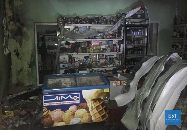 У селі на Волині горів магазин. ФОТО