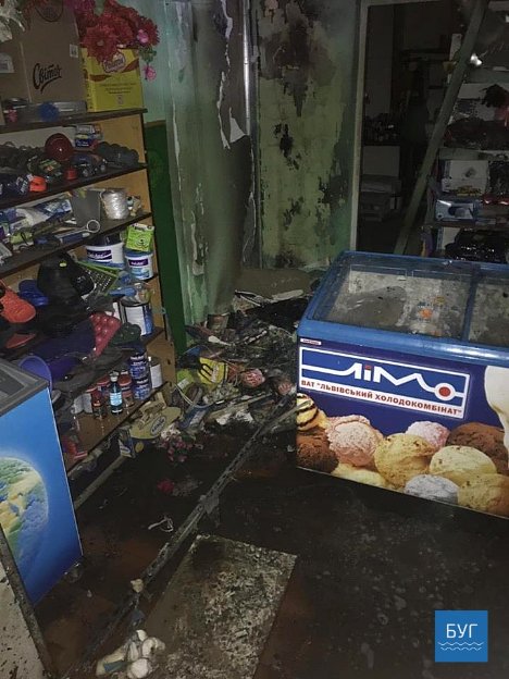 У селі на Волині горів магазин. ФОТО