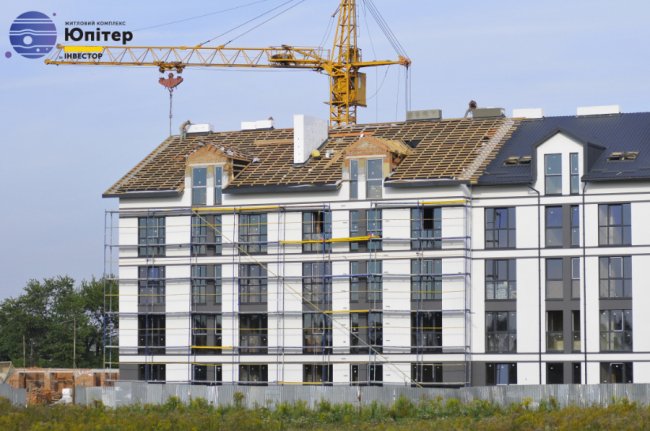 У другому будинку ЖК «Юпітер» — у розпалі внутрішні роботи*