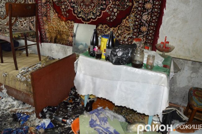 На Волині квартирант ледь не загинув  у пожежі. ФОТО