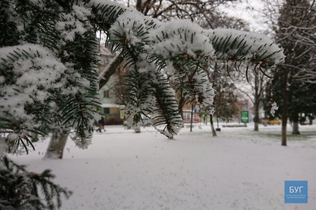 Вулиці Володимира засипало снігом. ФОТО