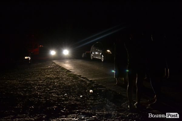 На Волині продовжують нічну «блокаду» міжнародної траси. ФОТО. ВІДЕО