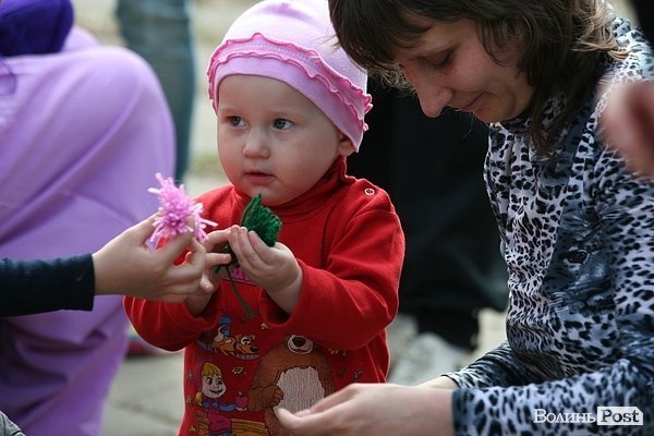 Луцького слоника одягли в’язаними клаптиками. ФОТО