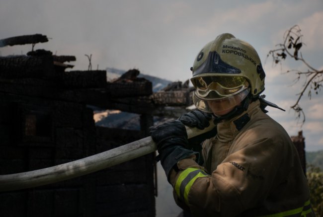 У Луцькому районі горіла літня кухня. ФОТО