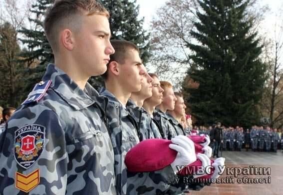 У Луцьку присягли на вірність Україні майбутні правоохоронці. ФОТО. ВІДЕО