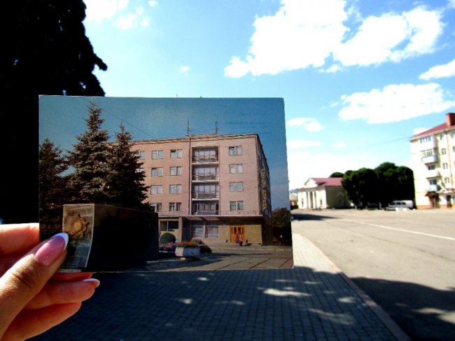 У місті на Волині пам’ятні місця порівняли із ретро-листівками. ФОТО