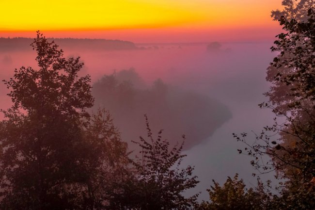 Дивовижні краєвиди волинського нацпарку на світанку. ФОТО