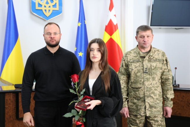 У Луцьку вручили державні нагороди родинам загиблих захисників України