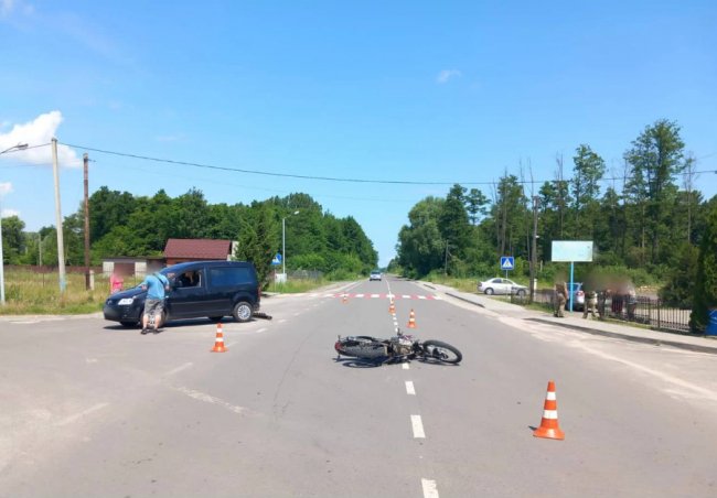 За минулі дні – чотири ДТП з травмованими мотоциклістами. ФОТО