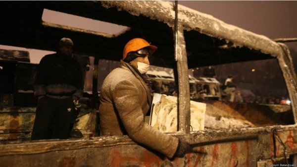 Сутички на Грушевського. ФОТО