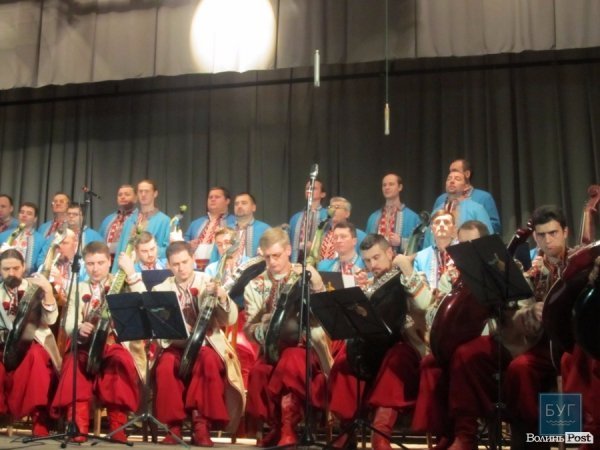 Національна капела бандуристів України виступила у Володимирі-Волинському. ФОТО