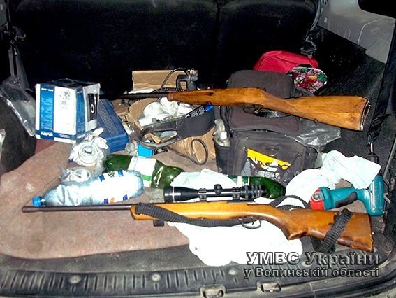 У лучанина виявили незареєстровану зброю. ФОТО