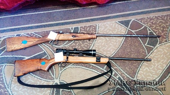 У лучанина виявили незареєстровану зброю. ФОТО