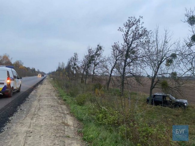Біля Володимира-Волинського автівка з п`яним водієм злетіла в кювет. ФОТО