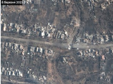 Супутники Maxar показали, як виглядає Бахмут після бомбардувань. ФОТО