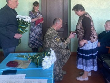 На Волині родичі трьох Героїв отримали їхні посмертні нагороди. ФОТО