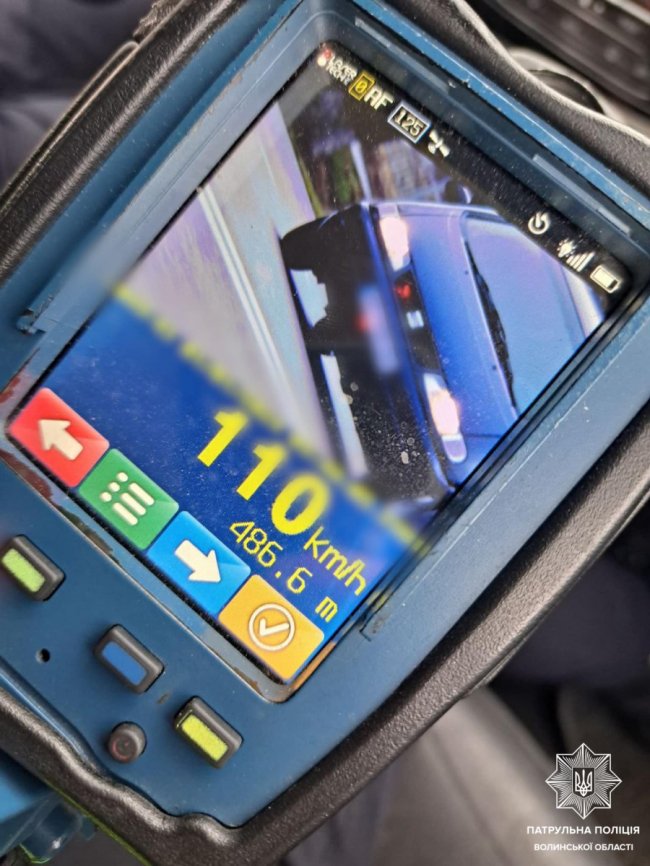 Гнав 110 км на годину: патрульні оштрафували нетверезого водія