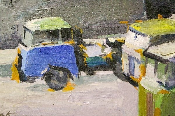 Луцький транспорт на картинах Якубека. ФОТО