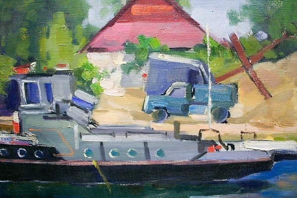 Луцький транспорт на картинах Якубека. ФОТО