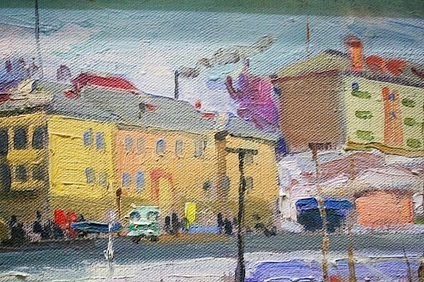 Луцький транспорт на картинах Якубека. ФОТО