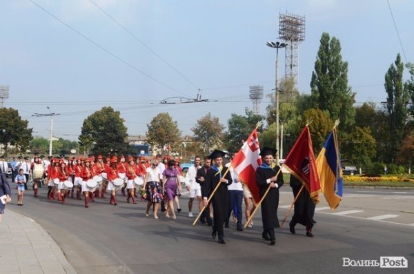 Інавгураційне відкриття та посвята першокурсників СНУ імені Лесі Українки. ФОТО
