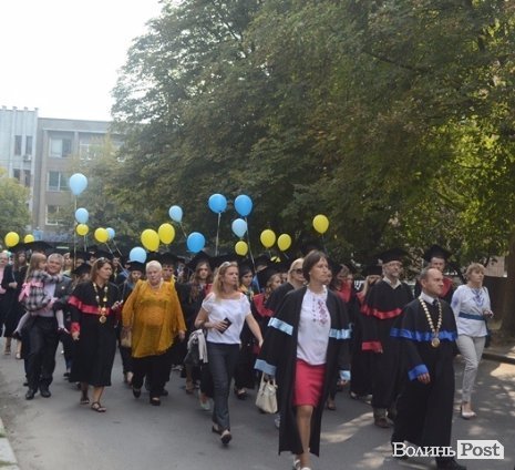 Інавгураційне відкриття та посвята першокурсників СНУ імені Лесі Українки. ФОТО