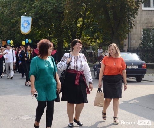 Інавгураційне відкриття та посвята першокурсників СНУ імені Лесі Українки. ФОТО