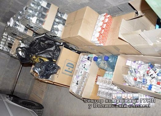 На Волині викрили нелегальний склад підакцизних товарів. ФОТО 