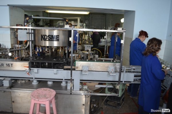 На луцькому спиртзаводі запустили нову лінію виробництва горілки. ФОТО. ВІДЕО