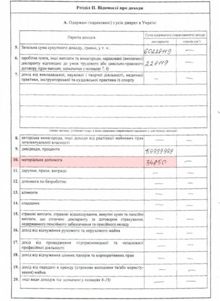 Декларація Ігоря Палиці. ДОКУМЕНТ