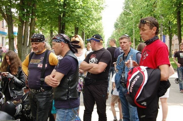 Зліт байкерів у Нововолинську. ФОТО