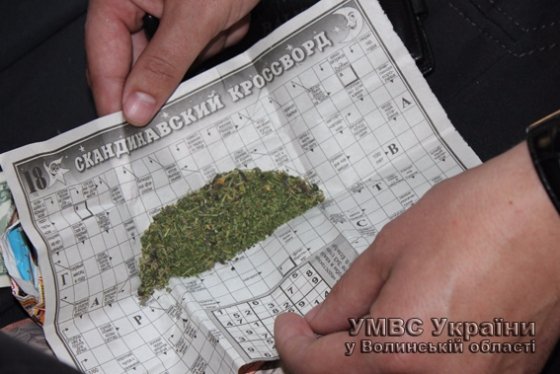 Волинянин-наркоторговець попався на збуті канабісу. ФОТО