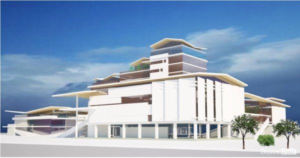 Вигляд на спорткомплекс