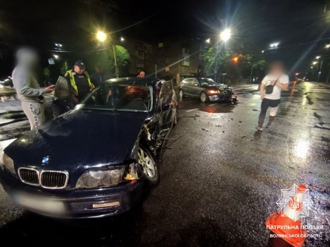 Від удару знепритомнів: у Луцьку патрульні допомогли песику, який постраждав в ДТП. ФОТО