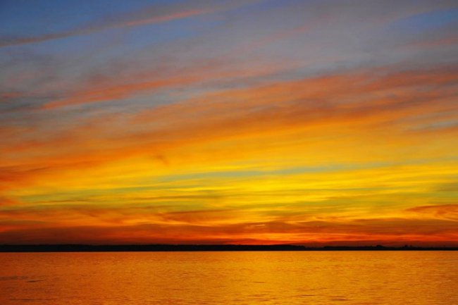 Золотий захід сонця на Світязі: чарівні фото