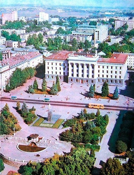 Радянський Луцьк з висоти польоту птаха. ФОТО