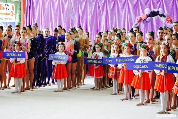 До Луцька на чемпіонат з художньої гімнастики приїхала Ірина Дерюгіна. ФОТО