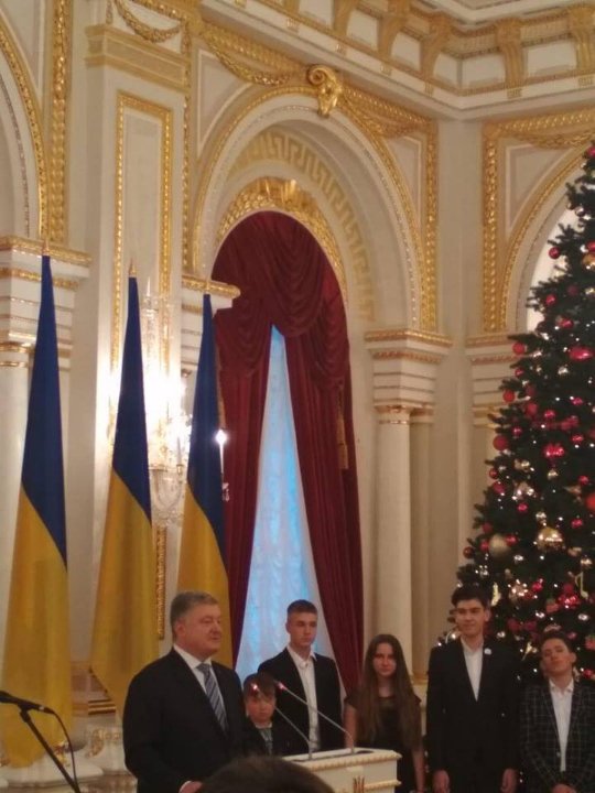 Шестеро талановитих дітей з Волині потрапили на прийом до подружжя Порошенків. ФОТО